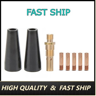Gasless Nozzle Tips Fit Lincoln Weld Pak 100 140 HD 175 HD Welder K2514-1 8pcs 