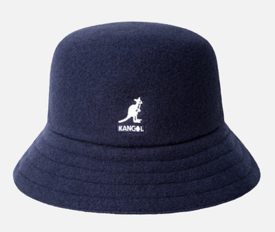 Kangol Unisex Wool Lahinch Bucket Hat K3191ST Navy Size S NEW ! $80