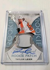 2015-16 Upper Deck The Cup 82/249 Taylor Leier #138 RPA Rookie Patch Auto RC