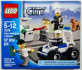 LEGO City: 7279 Police Minifigure Collection, 30228 ATV, 30351 Helicopter, 30362