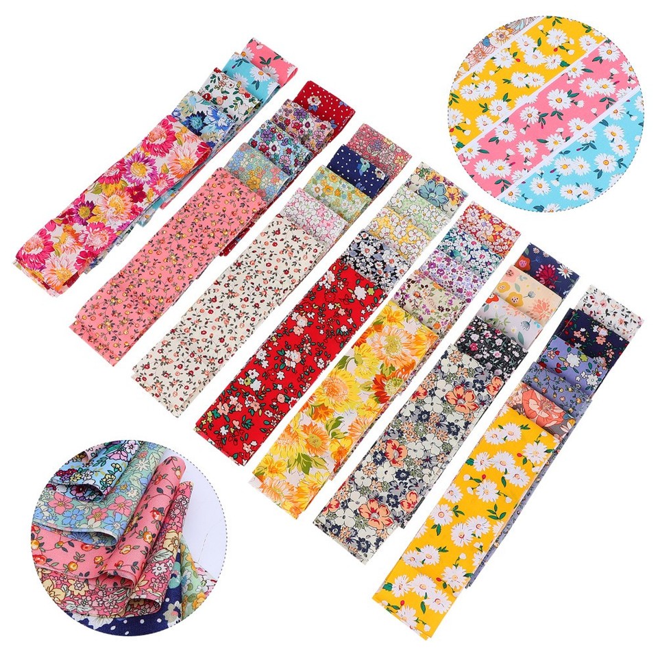 Jukway 6 Pezzi Tessuto di Cotone al Metro, 50 x 50 cm Stoffa al Metro 100% cotone Stoffe patchwork, per cucito, trapunte, decorazione fai da te, artigianato, stampato, pacchetti di tessuto (rosso