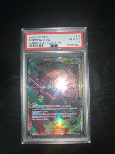 Roronoa Zoro graded PSA 10 for sale on eBay