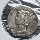 1945-S Mercury Dime Silver 10 Cent, *ACTUAL COIN SHOWN IN PHOTOS.