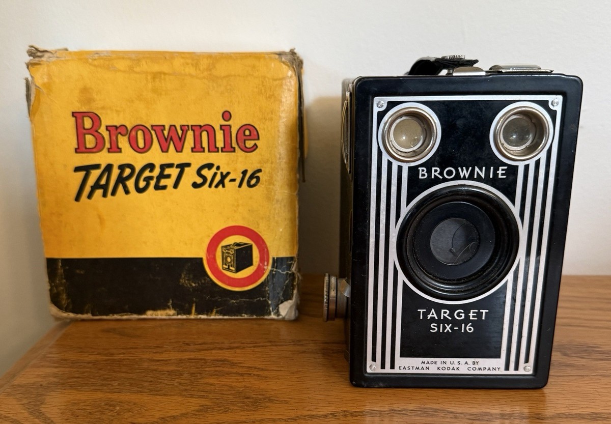 Brownie Target SIX16 カメラ VINTAGE Kodak Brownie Target Six-16 Camera With Original Box | eBay
