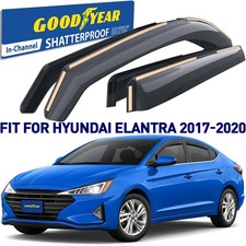 Side Window Deflectors Rain Guards for 2017-2020 Hyundai Elantra SHATTERPROOF