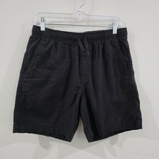 Old Navy Mens Linen Blend Shorts Size Small Jogger Black Beach Summer