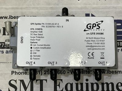 NEW GPS Source 4 Way Splitter - SCD00750-1 w/Warranty