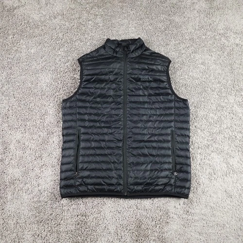 Eddie Bauer Cirruslite Down Vest 650 Mens Medium Black Zip Up Lightweight Puffer video thumbnail