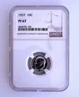 1957 10C Roosevelt Silver Dime NGC PF67 Proof Gem