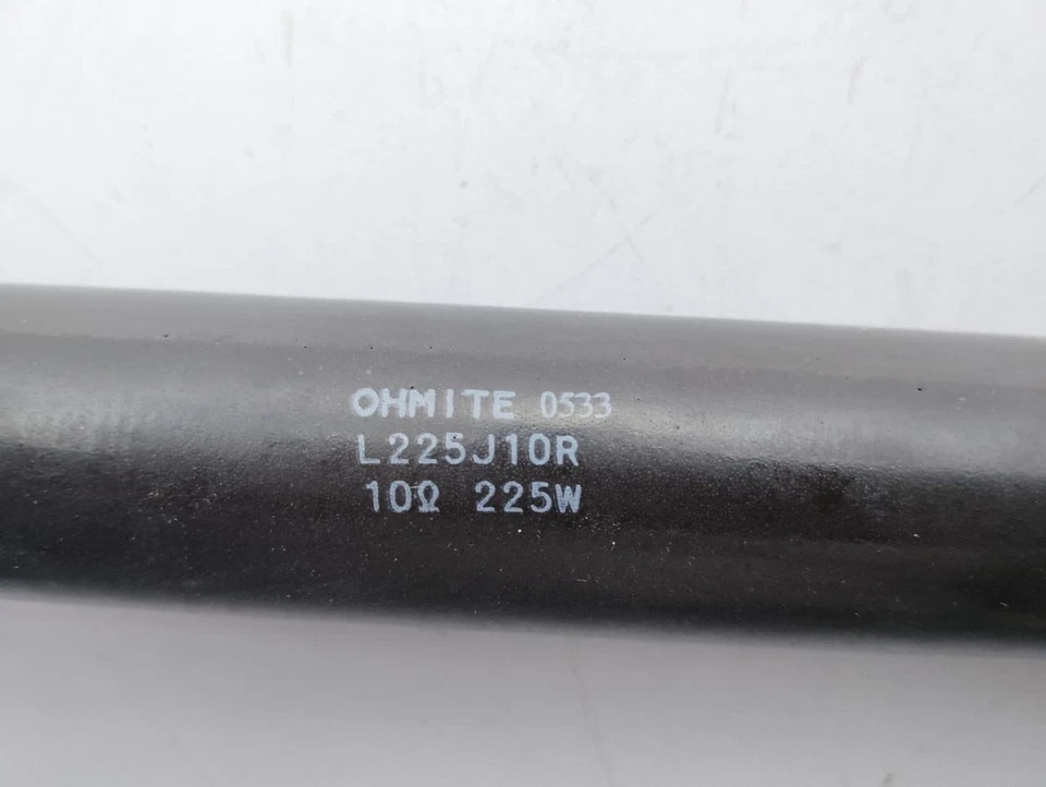 Resistencia de potencia Wirewound Ohmite L225J10R 10Ω 225W - Lote de 4 Foto 2 de 4