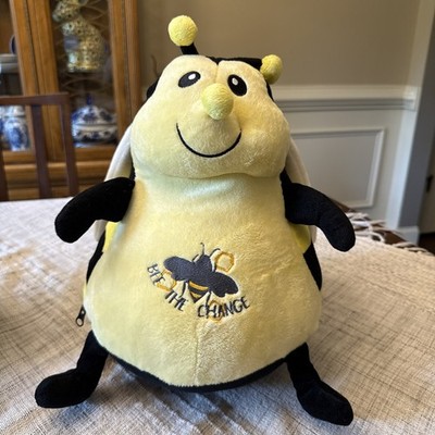 Bee The Change Bee Embroider Buddy Stuffed Animal Toy