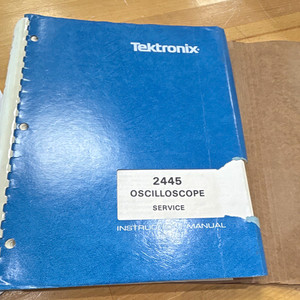 Tektronix 2445 oscilloscope service instruction manual 070-3829-00