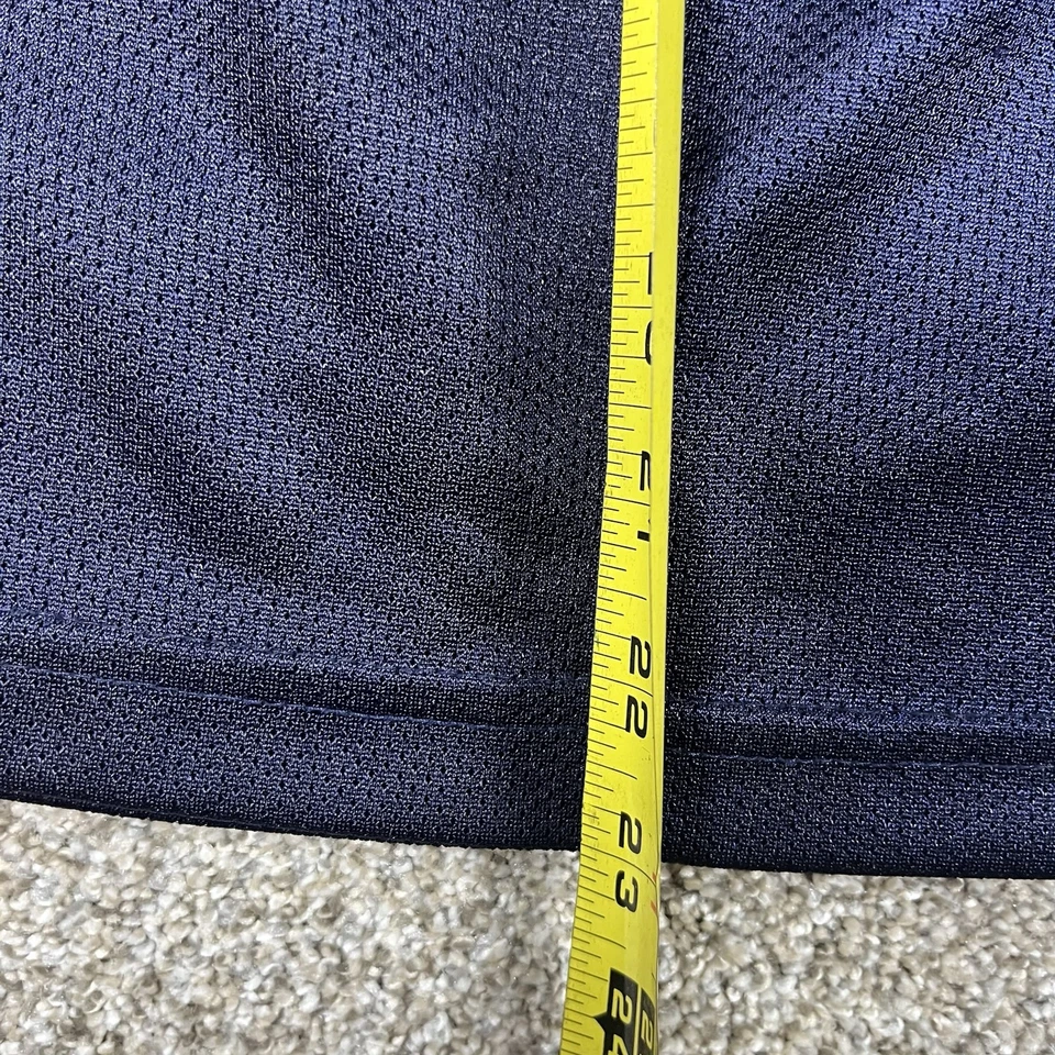 Camiseta deportiva vintage de los Cleveland Cavaliers Larry Hughes azul marino talla juvenil mediana #32 Cavs Foto 4 de 4