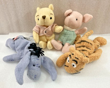 Disney Classic Winnie the Pooh  Friends beanbag plush set of 4