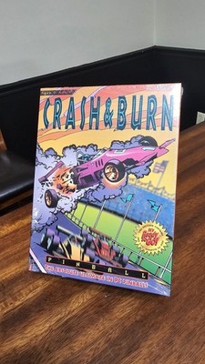 NIB Vintage 1993 Epic Pinball: Crash and Burn PC Game Mas-DOS 3.5'' floppy disk