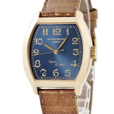 ANTOINE PREZIUSO Stunden der Liebe H.O.L-E/Y 18K Gelbgold massiv blau Tono A