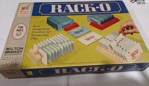 VINTAGE Rack-O Card Game COMPLETE Milton Bradley 1966