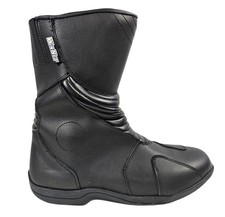 Stivali moto Stivaletti Turismo bassi pelle protezioni pelle motociclista cuoio