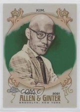 2021 Topps Allen & Ginter Chrome Green Refractor 79/99 Daniel Kim #222 0xz8