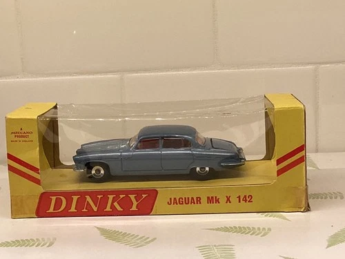 Vintage Dinky #142 Jaguar Mark X. Mint in Original  Window Box. 1962 - 1969