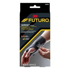 FUTURO Compression Stabilizing Wrist Brace, Right Hand, Small/Medium