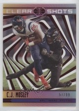 2018 Panini Illusions Clear Shots Red 57/99 CJ Mosley #CS-CM 0c2