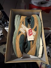 Peluche New Balance Santis x 990v3 Hecho en EE. UU. Verde Tostado Para Hombre M990WG3 Talla 15 Nuevo