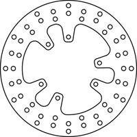 TRW Bremsscheibe (FüR: Yamaha XT 600 H 2KF 87-90 Hinten )