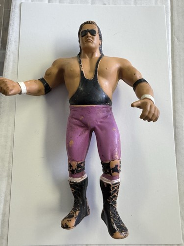 Bret Hitman Hart 1987 WWF LJN Titan Sports 8 Vinta...