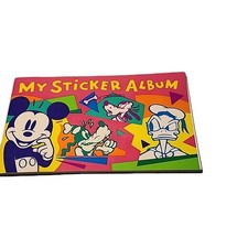 Vintage Sticker Album Disney Mickey Mouse Goofy Donald Duck, SANDYLION