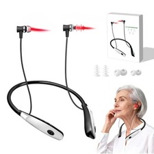2in1 Red Light Therapy Device Upgraded for Tinnitus Relief 650nm for Ears Nose