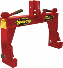 3-point Quick Hitch Category 1 Tractor Adapter – Red Powder Coat, 2000 Lb Lift,