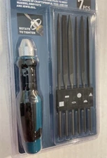 LIBRATON Interchangeable Needle File Set Small Mini Wood Files, Metal