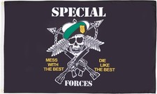 USA Army Special Forces Flag 3x5 ft – 100D Polyester, Indoor/Outdoor Display