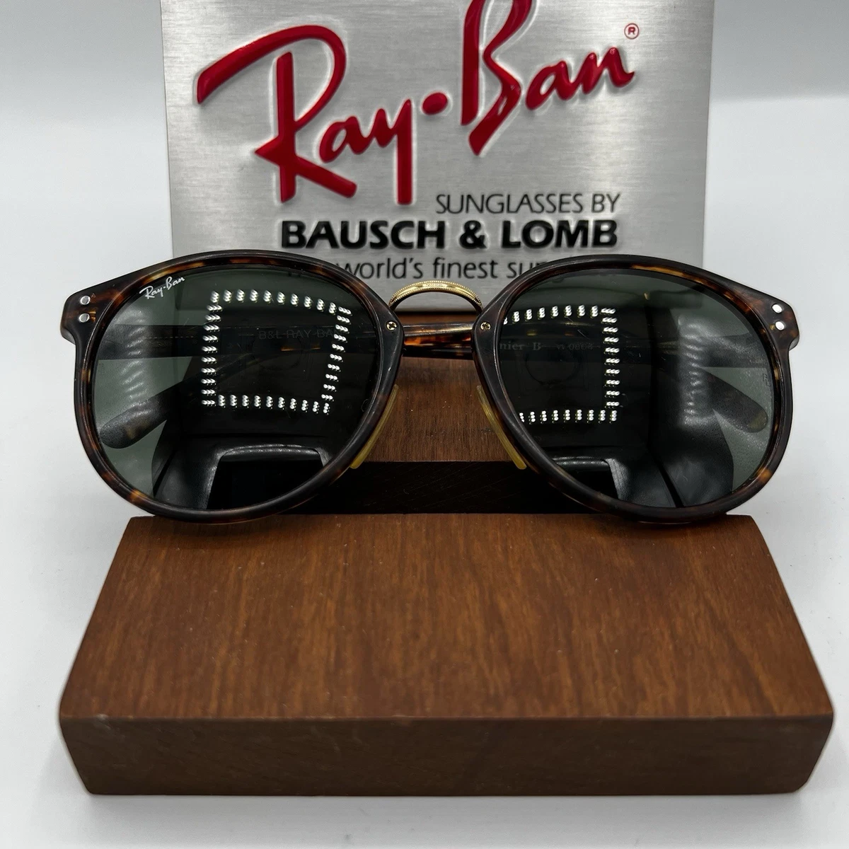 Ray-Ban Tortoise Round Vintage Sunglasses for sale | eBay