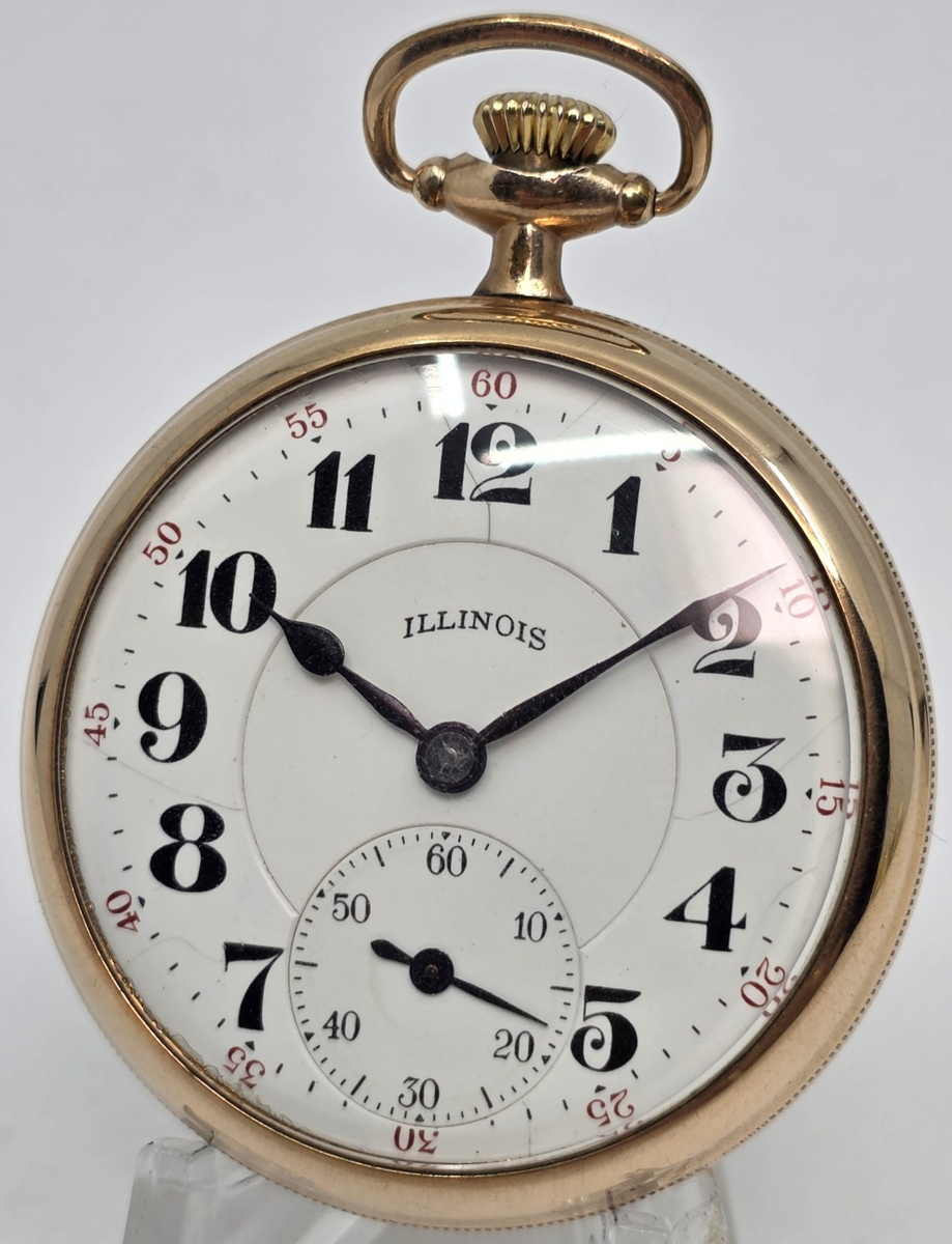 1923 Illinois Bunn Special Model 9 16s 21j GF Pocket Watch