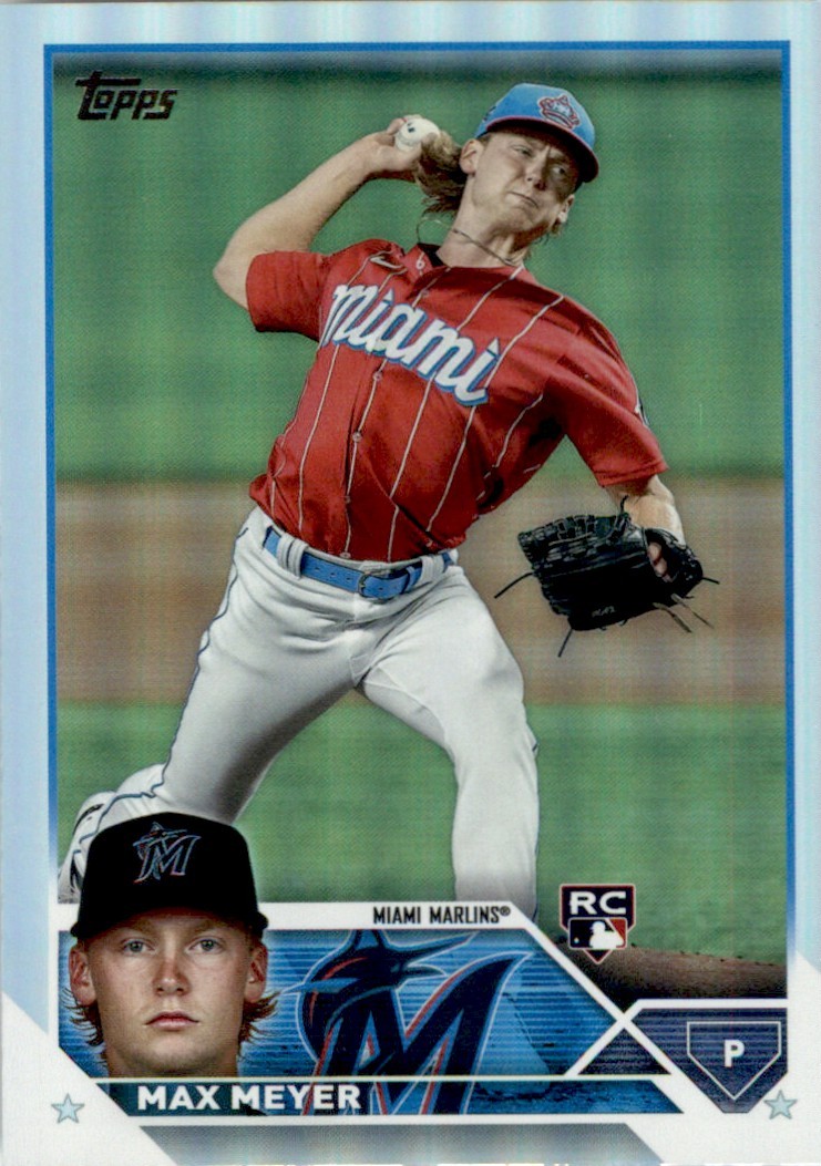 Max Meyer 2023 Topps Series 2 Rainbow RC #388 Miami Marlins