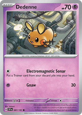 Dedenne 087/191 Near Mint