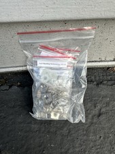 Lot of 9 Rack Mounting Hardware Kits M5 M6 12-24 Screws Cage Nuts Washers   New