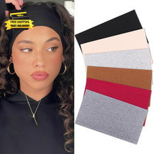 6 Pcs Wide Headbands for Women Extra Large Turban Stretch Fashion Headband Boho