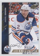 2015-16 Upper Deck UD Exclusives 13/100 Andrej Sekera #325 n7v