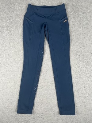 Kerrits Riding Tights Womens Small Blue Ice Fill Equestrian Riding Pants Stretch
