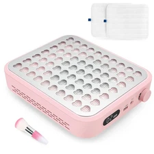 Nail Dust Collector Nail Art Dust Suction Collector Dust Collecting with 2 Filte