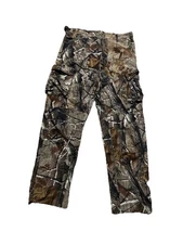 Game Winner Realtree Camo Pants Mens  Medium HD Camo Hunting Woods Leaves Tree