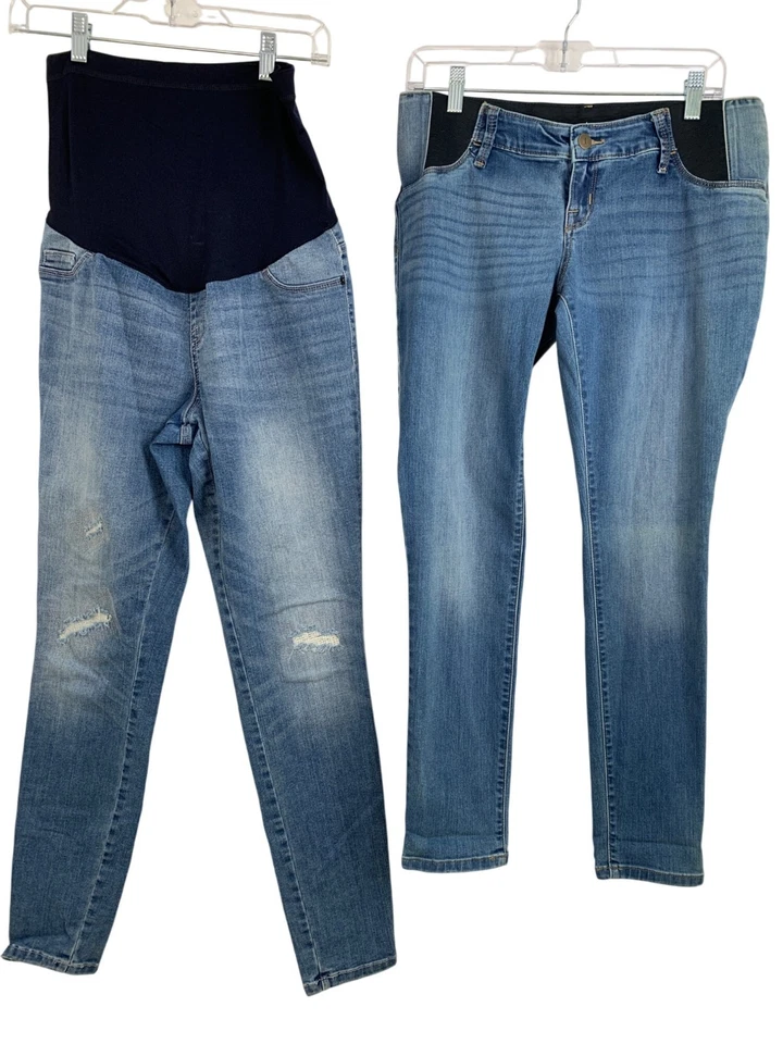 Lot Of 2 Maternity Skinny Jeans Size S Isabel Maternity & Liz Lange RFF10511 - Image 2 of 4