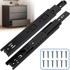 12 Inch Drawer Slides 1 Pairs 2pcs Heavy Duty Full Extension Ball Bearing, ...