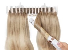 Hair Works ULTRA Hair Extension Holder - Professionally Designed to Hold White