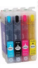KHY 812XL T812XL Sublimation Refillable Ink Cartridges with a Single-use Chip Wo