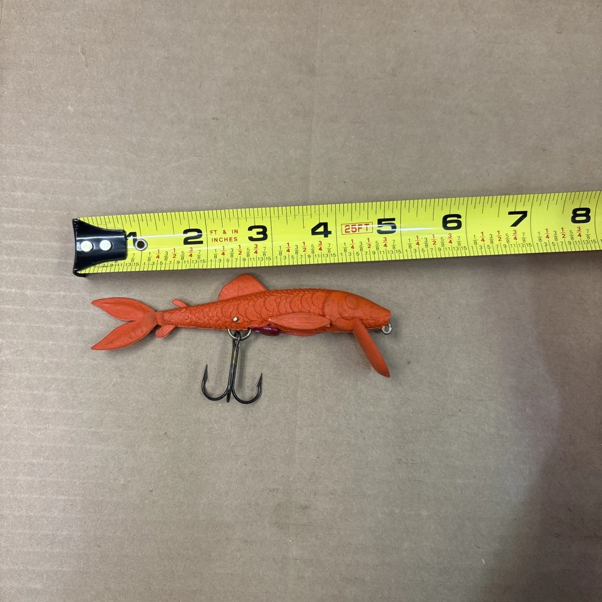 Vintage Renosky Musky Fishing Lure. Swiss Lunker Minnow 6