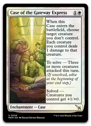 Case of the Gateway Express - Murders at Karlov Manor #8 Foil Uncommon
